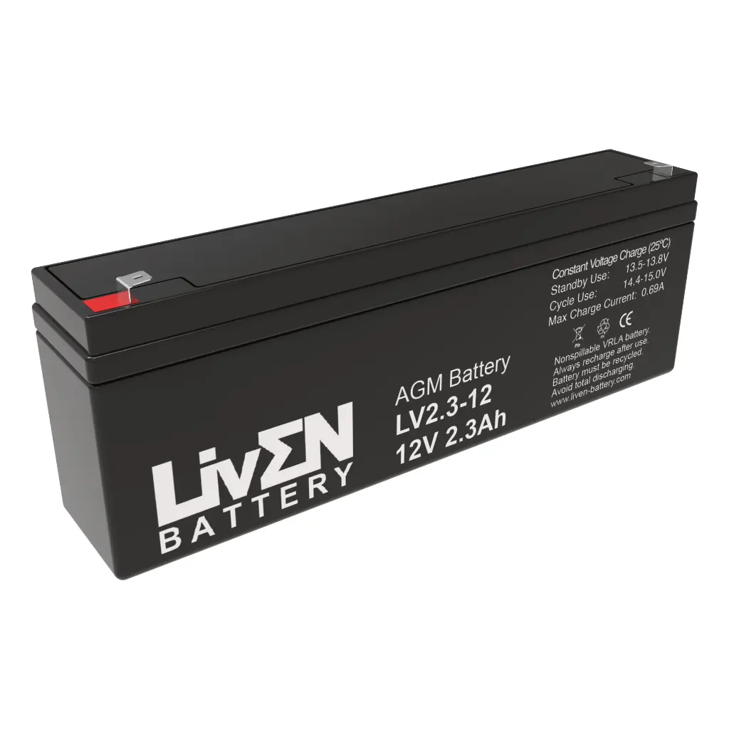 Batería AGM LIVEN 12V 2.3Ah F1 | IBD Global España mayorista CCTV y ...